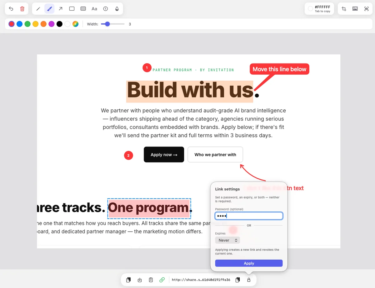 The Sowiks screenshot editor open on macOS