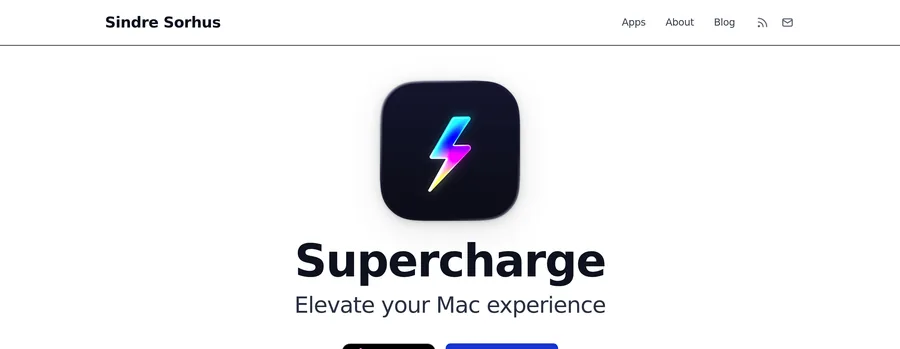 The Supercharge website